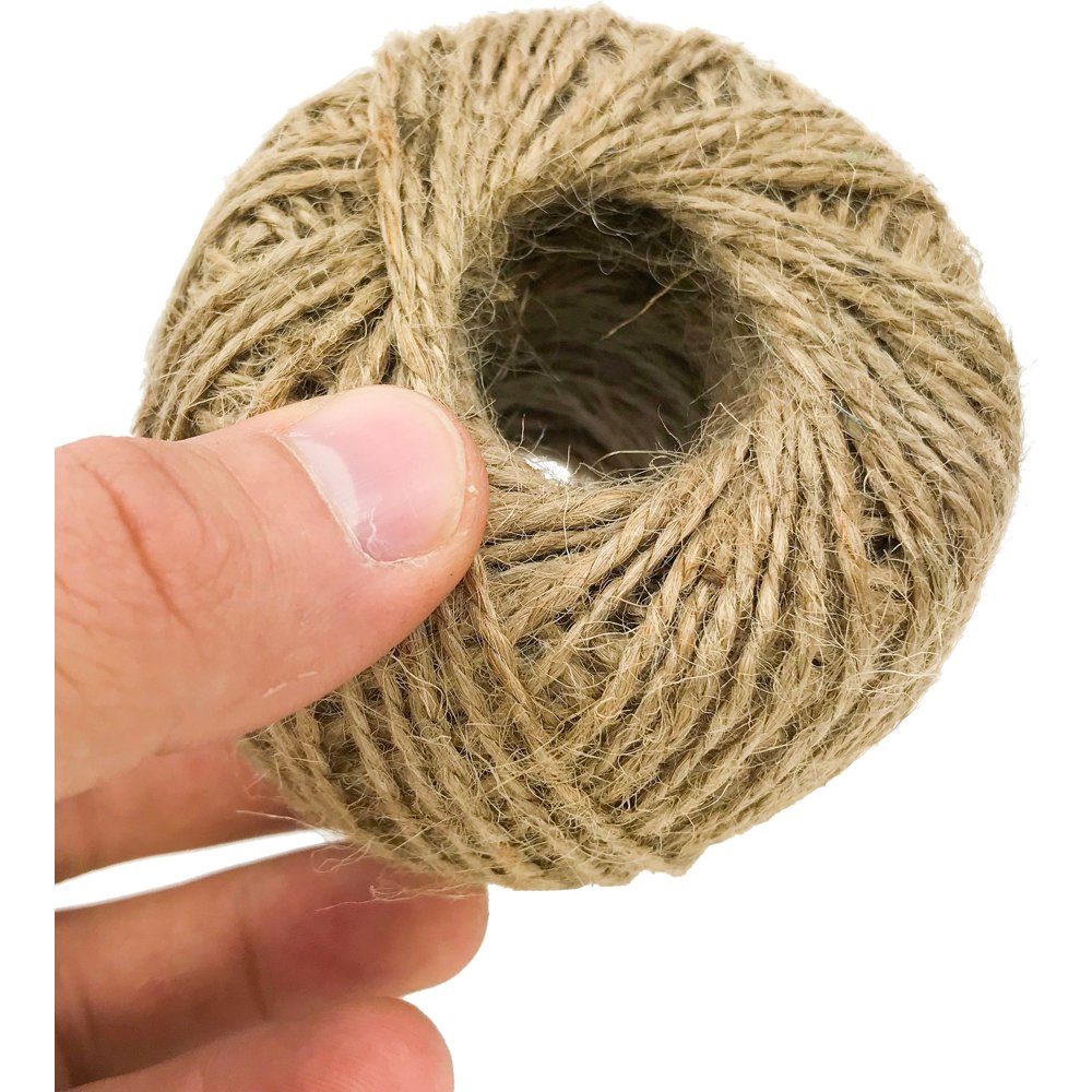 1330 250 ft Natural Twisted Jute Twine String Rope