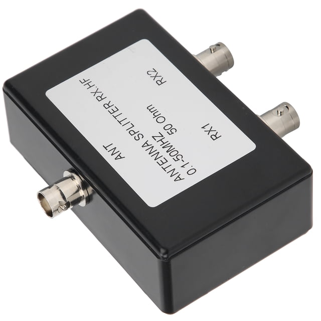 2-Way Coaxial Antenna Splitter, 100kHz-50 Mhz 50 Ohm Work With CATV Antenna System COAXIAL Cable NOT Included