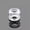 clear, variant on 8/10/12mm Acrylic Screw Flesh Tunnel Ear Plug Taper Earring Stretcher Plug 1pc-01#black mix/Silicone-12mm