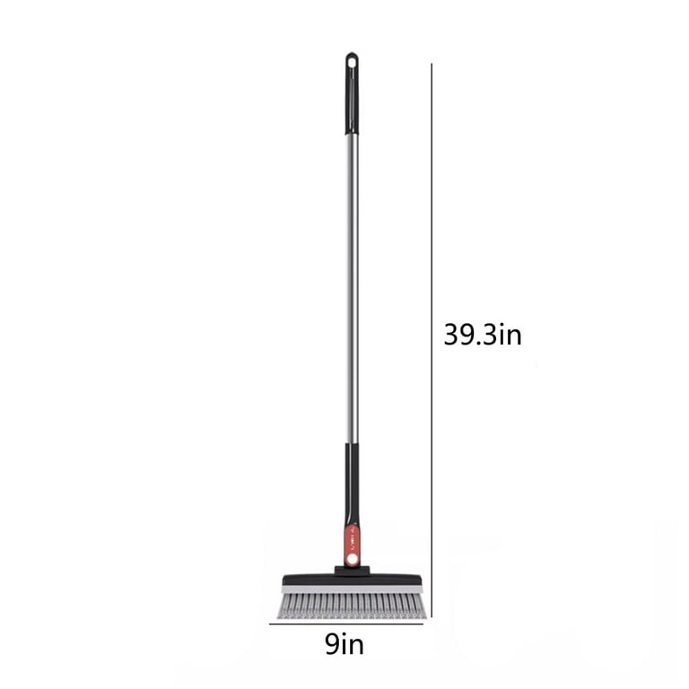 Floor Scrub Brush 2 In 1 Scrape And Brush Long Handle Wiper Stiff