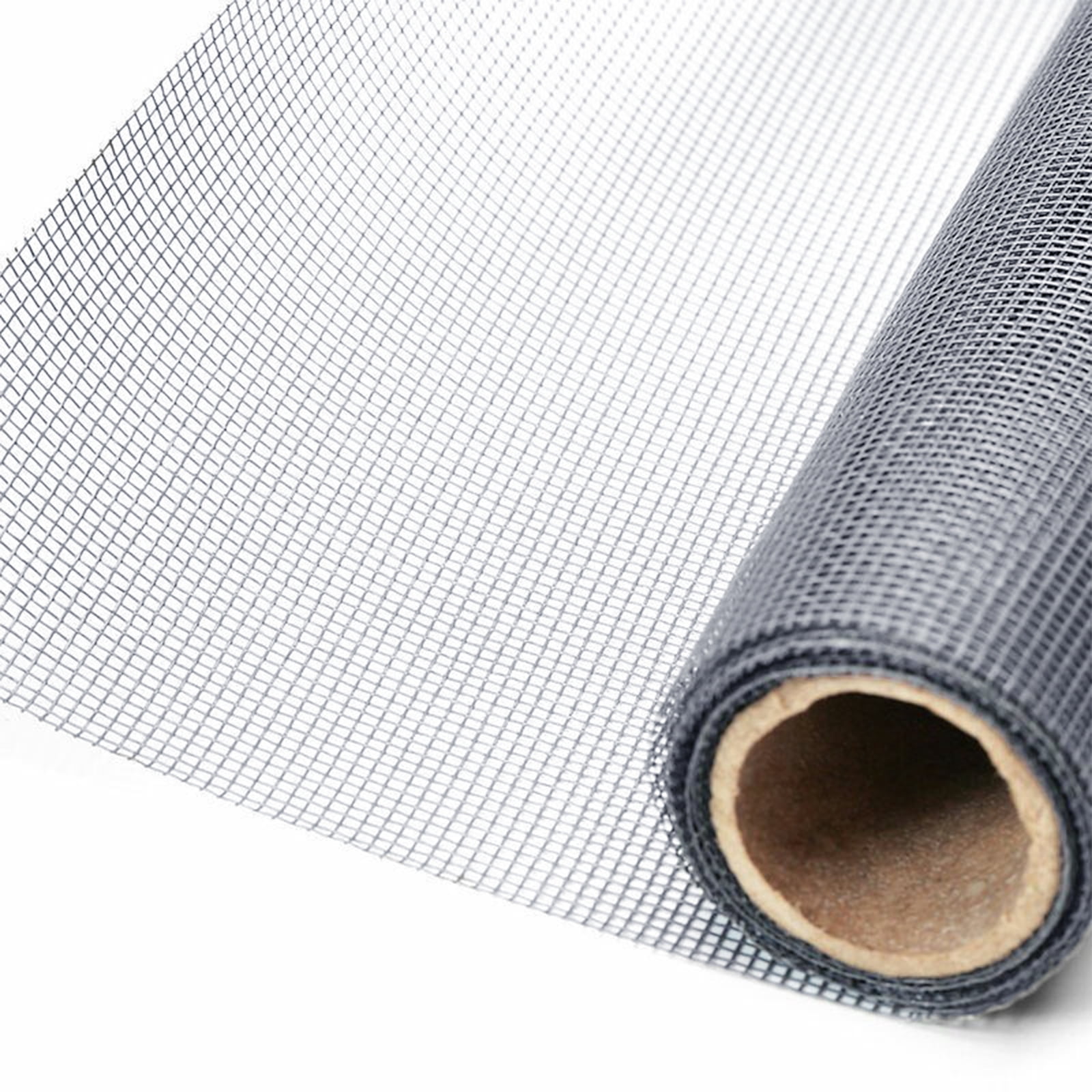 Window Fiberglass Screen Roll Screen Mesh Replacement Diy Custom for Window Doors Patio Porch, 36" x 100', Gray