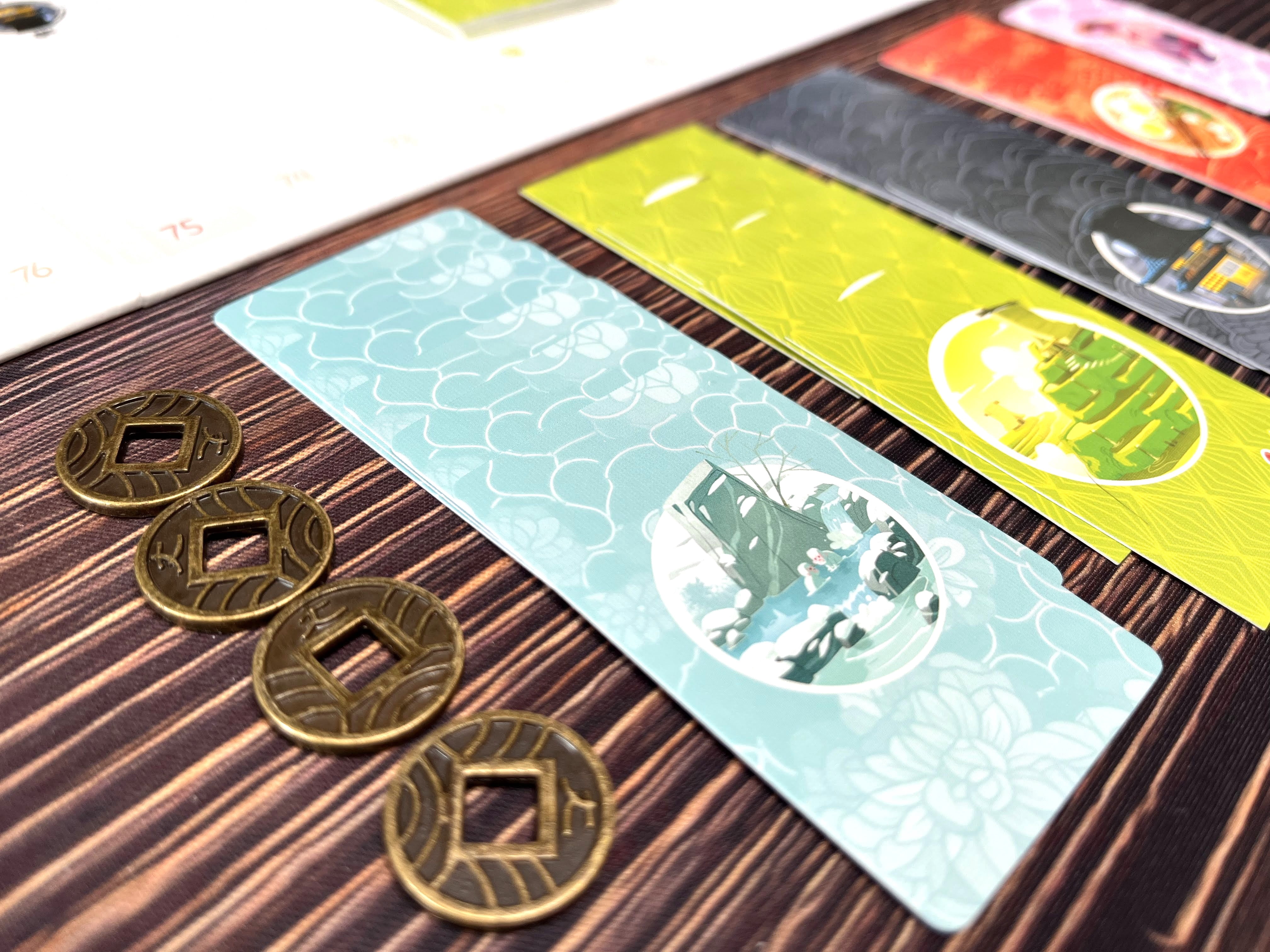 Metal Coins for Tokaido from Stonemaier Games - 50 Gold Metal Coins to Enhance Your Gameplay