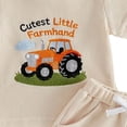 thumbnail image 4 of Toddler Baby Boy Girl Summer Clothes Set Boys Short Sleeve Cartoon Prints T Shirt Tops Shorts Child Kids Gentleman Outfits 6-12 Months 12-24 Months 2t 3t 4t 5t 6t 7t Children 12-18 Months, 4 of 4