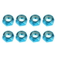 thumbnail image 2 of 16pcs Durable Axle Nuts for Skateboard Longboard Trucks Replacement Hardware Accessories Blue Violet, 2 of 10