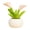 Sprout, variant on 1Pc Cute Desk Accessories Mini Fake Plant, Kawaii Resin Lucky Sprout Figurine with Smile Face Pot, Aesthetic Office Decor Cubicle Bookshelf Knick Knack