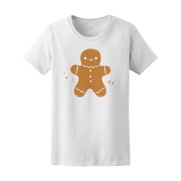 Cute Ginger Man Cookie Tee Women's -Image by Shutterstock