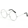 thumbnail image 2 of Xinyolin Vintage Women Men Round Circle Metal Spectacles Optical Glasses Eyeglasses Frame, 2 of 8