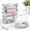 Blue, variant on 6 Pack Multicolor Extra Large Plastic Pencil Case Storage Set