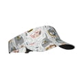 thumbnail image 2 of Gaeub Cute Colorful Animal Sun Visor Hats with Empty Top and Adjustable, UV Protection for Golf Tennis Cycling Running, 2 of 8