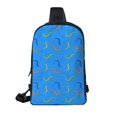 thumbnail image 2 of Rocae Colorful Snake for Lightweight Chest Bag Dual Pocket, Waterproof Crossbody Sling Bag for Men and Women, 2 of 8