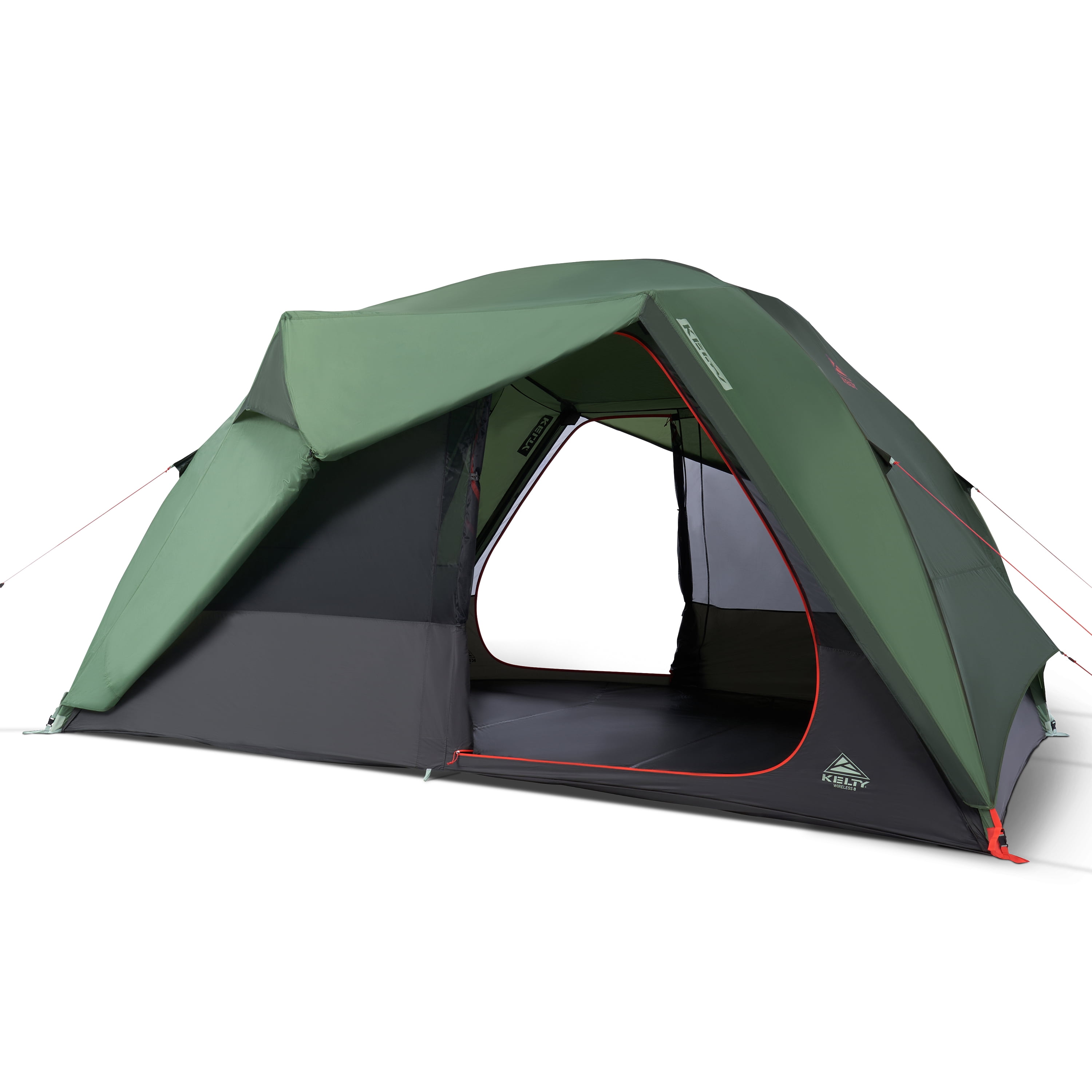 Kelty Wireless 8-Person Freestanding Family Camping Tent, High-Quality Weather-Resistant Fabric, Huge Interior & Peak Height, 2 Doors with Vestibules, Quick Corner Setup