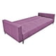 thumbnail image 5 of Sofa Cama Reclinable El Bazar Store Paris Lino Rosa Futón 3 posiciones Brazos movibles Sala, 5 of 8