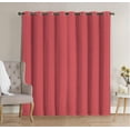 thumbnail image 3 of VCNY  Home Neil Solid Blackout Curtain Panel, 52" x 63" - 52" x 63" Coral, 3 of 5