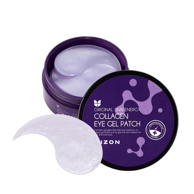Parche de gel para ojos MIZON Collagen con colágeno hidrolizado, 60 unidades