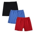 thumbnail image 4 of XXWXYD 3 Pack Girls Bik𝖾r Shorts Cotton Cartwheel Dance Yoga Play 𝖴nder Skirt School Unifor𝗆 Basic Toddlers Comfy Stretchy Breathable, 4 of 8