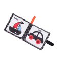 thumbnail image 1 of Black And White Baby Book Safe Interactive Baby  Early Education Preschool Learning Toy With Rattling Paper, 1 of 8