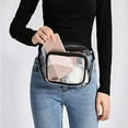 thumbnail image 4 of fankhu Unisex Clear Bum Bag PVC Versatile Waist Pouch Waterproof Outdoor Concerts Purse, 4 of 9