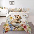 thumbnail image 1 of Erosebridal Happy Easter Comforter Sets Twin Size, Rustic Daisy Comforters & Duvets, Kawaii Rabbit Reversible Duvet Insert, Lightweight Bedroom Decorative, 2pcs, 1 of 8