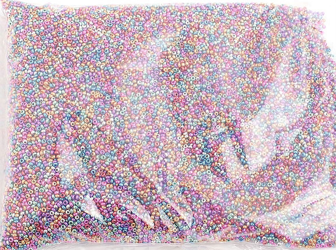 John Bead Czech Glass Seed Beads 10/0 (500g) Metallic Multicolor Bead