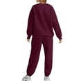 thumbnail image 4 of LEKODE Sweat Pants and Hoodie Set Women Matching Sweat Set Two Piece Tracksuit for Women Tank Crop Top Wide Leg Pants Set Sports Jacket with Hoodie Sets Summer Sets Women 2 Piece Outfits 3xl, 4 of 7