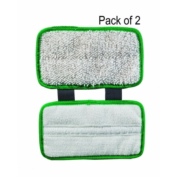 ESC Replacement Pads (2pc pack) for Shark Sonic Duo Wood & Hard Floor Microfiber Clean Screen/Glasses Cloth ZZ550 KD450WM