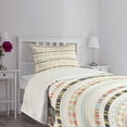 thumbnail image 5 of Ambesonne Geometric Quilted Bedspread Set 2 Pcs, Soft Tribal Arrows, Twin Size, Multicolor, 5 of 6