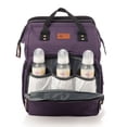 thumbnail image 4 of Mochila Pañalera ISADEN Debug con Cambiador Cuna Morado, 4 of 7