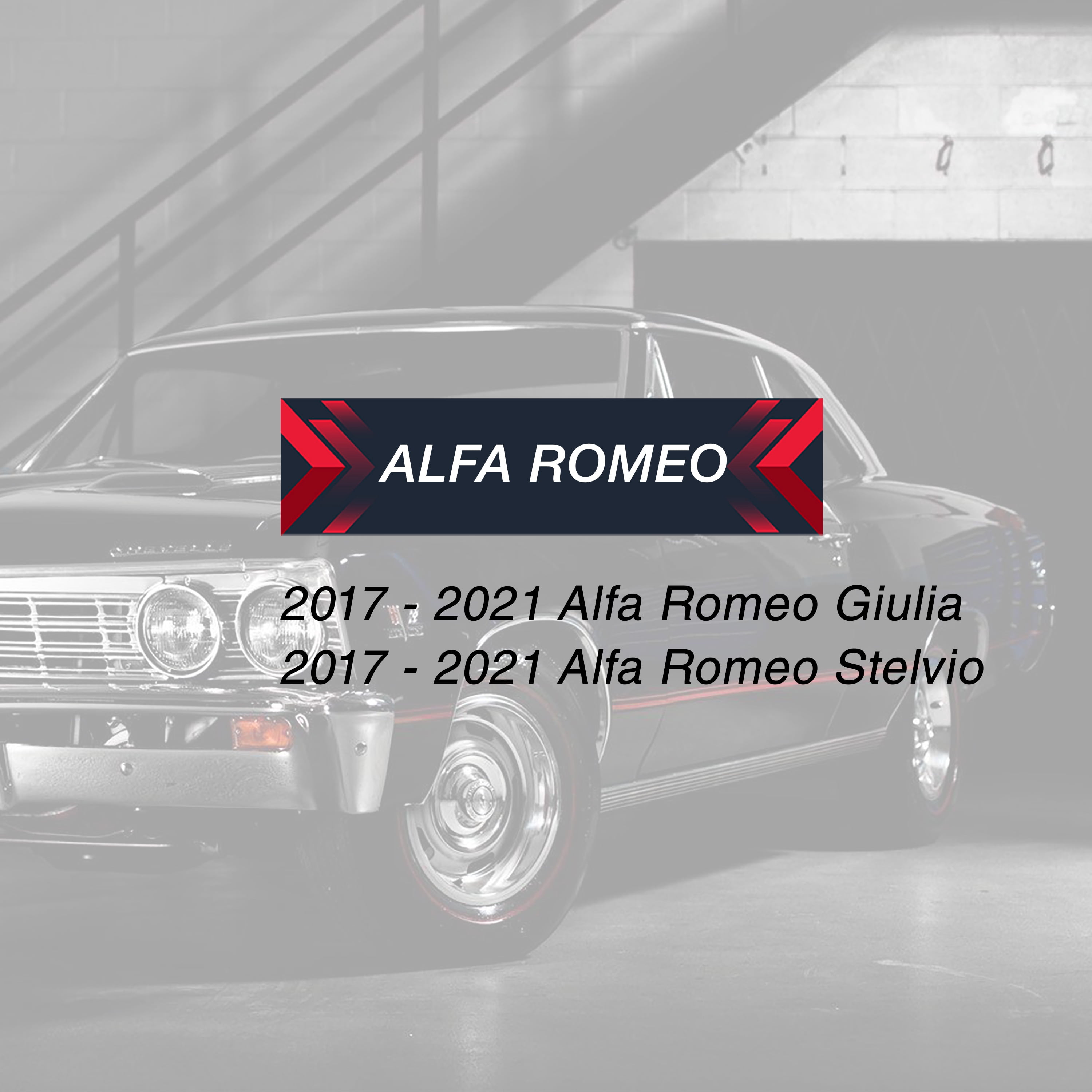 Keyless Entry Remote Key Fob Replacement 5-Button for 2017-2021 Alfa Romeo Giulia Stelvio (KR5ALFA434, 6EP44LXHAA)
