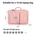 thumbnail image 2 of Laptop Shoulder Bag Sleeve Case for 13 inch Notebooks, Work Office Travel, Water-Repellent Messenger Bag, 35.5*25.5*3.5cm, 2 of 5