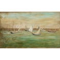 thumbnail image 2 of Tadeusz Makowski 18x13 Black Ornate Wood Framed Double Matted Museum Art Print Titled - Sailing Boats (1927), 2 of 5