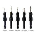 thumbnail image 6 of BUYISI 1pc Woodworking Hex Shank Countersink Drill Bit Salad Drill Step Drill Bit 3.5×12.5mm, 6 of 9