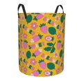 thumbnail image 2 of Daiia Strawberry Round Laundry Basket with Handles Thickened Waterproof Circular hamper,Dirty Clothes Storage Basket for Bedroom,Bathroom,College Dorm-Medium, 2 of 8