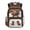 3D Print Highland Cow, variant on Girls School Backpack 17 Inch Lightweight Large Capacity Multi-Pocket Backpack Water-Resistant Polyester Cute Capybara Bookbag for Elementary Students, Back to School Supplies