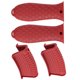 thumbnail image 1 of Bearachild Clip de silicona para olla de cocina, 4 Uds., soporte de Clip para sartén antiescaldado, Clip para pala de sartén, Clip para olla de Herramientas y accesorios para hornear Rojo Bearachild HA005331-01, 1 of 6