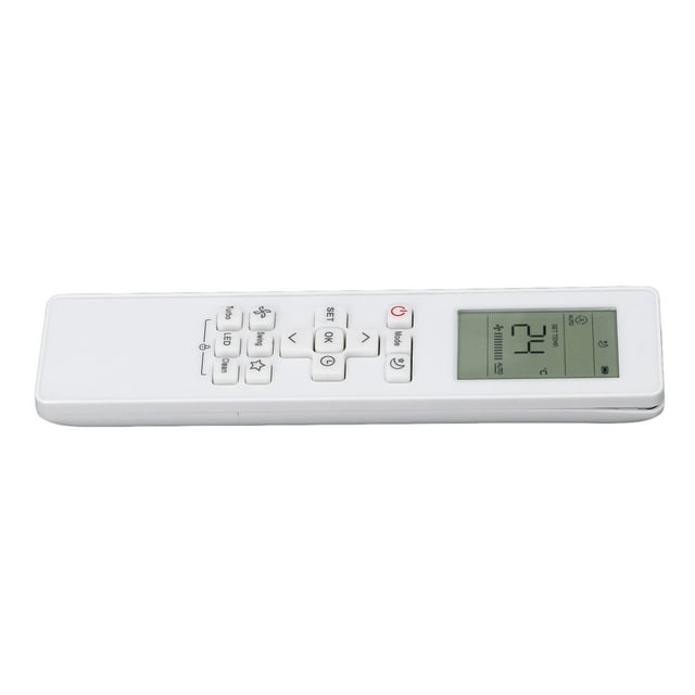 AC Remote Control Replacement, Long Lasting ABS Lightweight Comfortable Grip Clear Buttons Air Conditioner Remote Impact Resistance for Unical