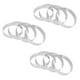 thumbnail image 1 of 12 Piezas Circular Poroso Anillo de Tarta Torre Inferior Molde para Pasteles Herramientas para Hornear Anillo de Mousse de Pastel Perforado Resistente Al , 10 cm, 1 of 5