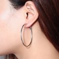 thumbnail image 1 of Womens Oversized Multi Earrings Big Round Large Hoop Earring Jewelry, 1 of 5