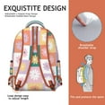 thumbnail image 5 of "Sunflower & Flowers Backpack - Women’s Lightweight School Backpack, Water-Resistant, Roomy Interior, Perfect for Work, Travel & Everyday Carry", 5 of 6