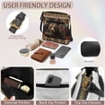 thumbnail image 6 of Kuiaobaty Aztec Bear Mandala Print Crossbody Bag for Women, Waterproof Vegan Leather Hobo Handbag Crossbody, Large Capacity Roomy Sling Purse with Adjustable Strap for Travel, 6 of 7