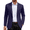 Navy Blue, variant on COOFANDY Mens Casual Blazer One Button Lightweight Knit Suit Jacket Slim Fit Notch Lapel Sport Coat