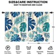thumbnail image 2 of Blackout Kids Curtains,Tropical Palm Leaves in Hawaii Childrens Insulated Curtains Set Of 2,Bedroom Essentials,Toddler Room Decor 42x54in(106x137cm), 2 of 4
