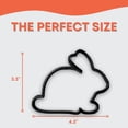 thumbnail image 2 of Bunny Rabbit Cookie Cutter with Easy Push Design, 2 of 4