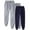 Black, variant on Seeotter Men's Casual Mid-Rise Waist Tapered Leg Close Bottom Jogger Cargo Pants