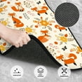thumbnail image 3 of Naloa Flower Fox Car Foot Mat Set of 4 Pieces - Universal Floor Liner Neoprene Full Set Floor Mats for Cars Trucks SUV, 3 of 7