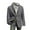 Gray, variant on Lumeqa Men's Christmas Blazer Vintage Holiday Corduroy Suit Jacket Slim Fit Fashion Casual Sport Coat Trendy Winter Colthes