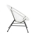thumbnail image 3 of Linon Tallie Outdoor Metal Single Chair in White, 3 of 12