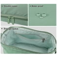 thumbnail image 3 of Unique Bargains Floral Makeup Bag Zipper Flower Cosmetic Pouch Green, 3 of 7