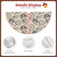 thumbnail image 3 of Rateoe Compass And Mountains In Bicycle Wheels Pattern Christmas Tree Skirt with Ties , Christmas Tree Decorations, Farmhouse Christmas Decor Xmas Holiday Decorations-48", 3 of 6