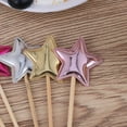 thumbnail image 4 of Raindrops 50Pcs Birthday Star Cake Picks Assorted Colors Safe PU Material Decorations, 4 of 4