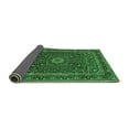 thumbnail image 2 of Ahgly Company Indoor Rectangle Medallion Emerald Green Traditional Area Rugs, 2' x 5', 2 of 4